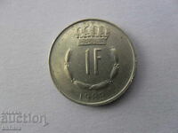 1 φράγκο 1982 Λουξεμβούργου