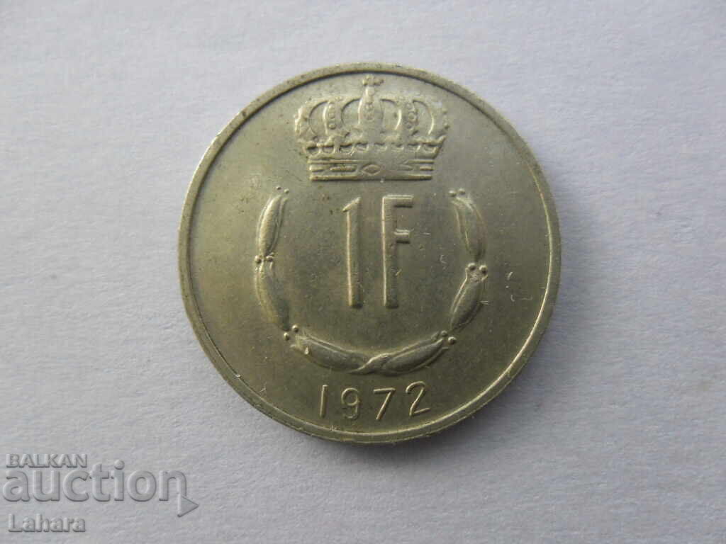 1 franc 1972 Luxemburg 1 franc 1972 Luxemburg