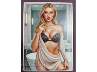 Postcard - Sexy Girl - New