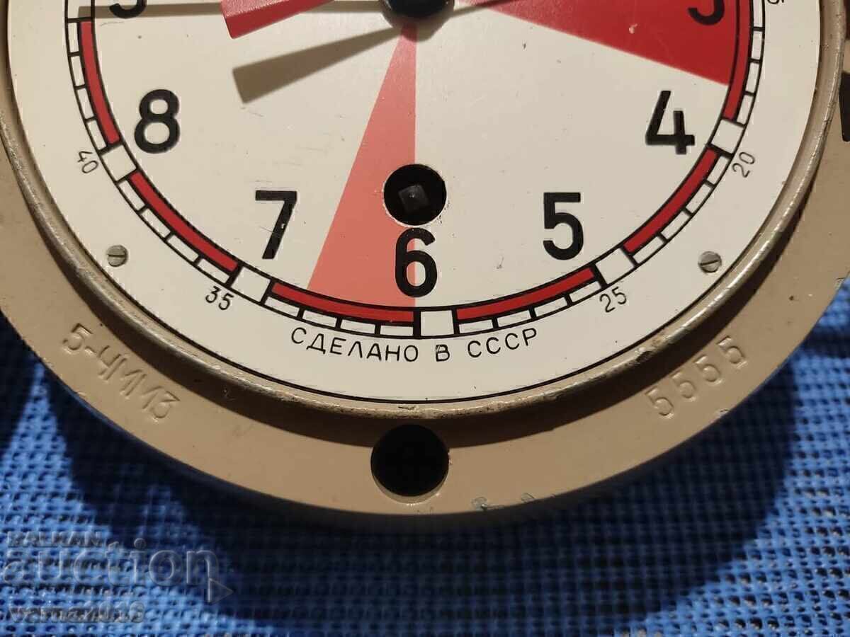 Δημοπρασία ⚓️ SSSR Στρατιωτικό Ρολόι Πλοίου Ραδιόφωνο καντράν