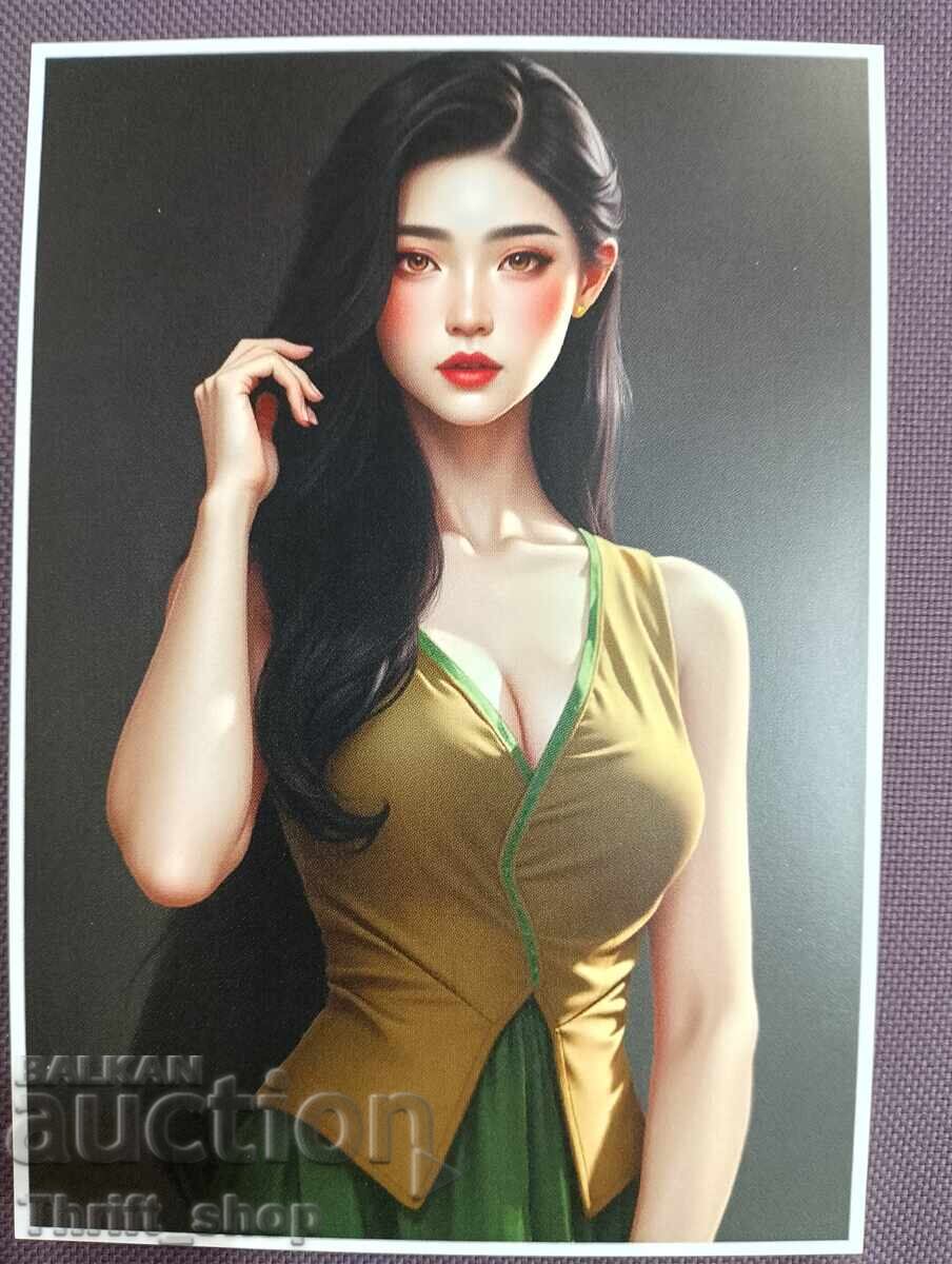 Γραμματόσημο - σέξι κορίτσι - Καινούργιο Γραμματόσημο - σέξι κορίτσι - Καινούργιο