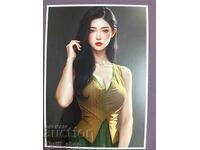 Γραμματόσημο - σέξι κορίτσι - Καινούργιο