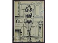 Γραμματόσημο - σέξι κορίτσι - Καινούργιο