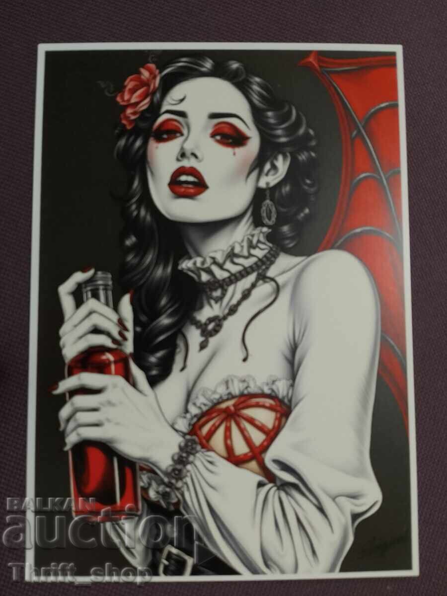 Γραμματόσημο - σέξι κορίτσι - Καινούργιο Γραμματόσημο - σέξι κορίτσι - Καινούργιο