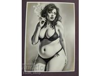 Γραμματόσημο - σέξι κορίτσι - Καινούργιο