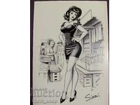 Γραμματόσημο - σέξι κορίτσι - Καινούργιο