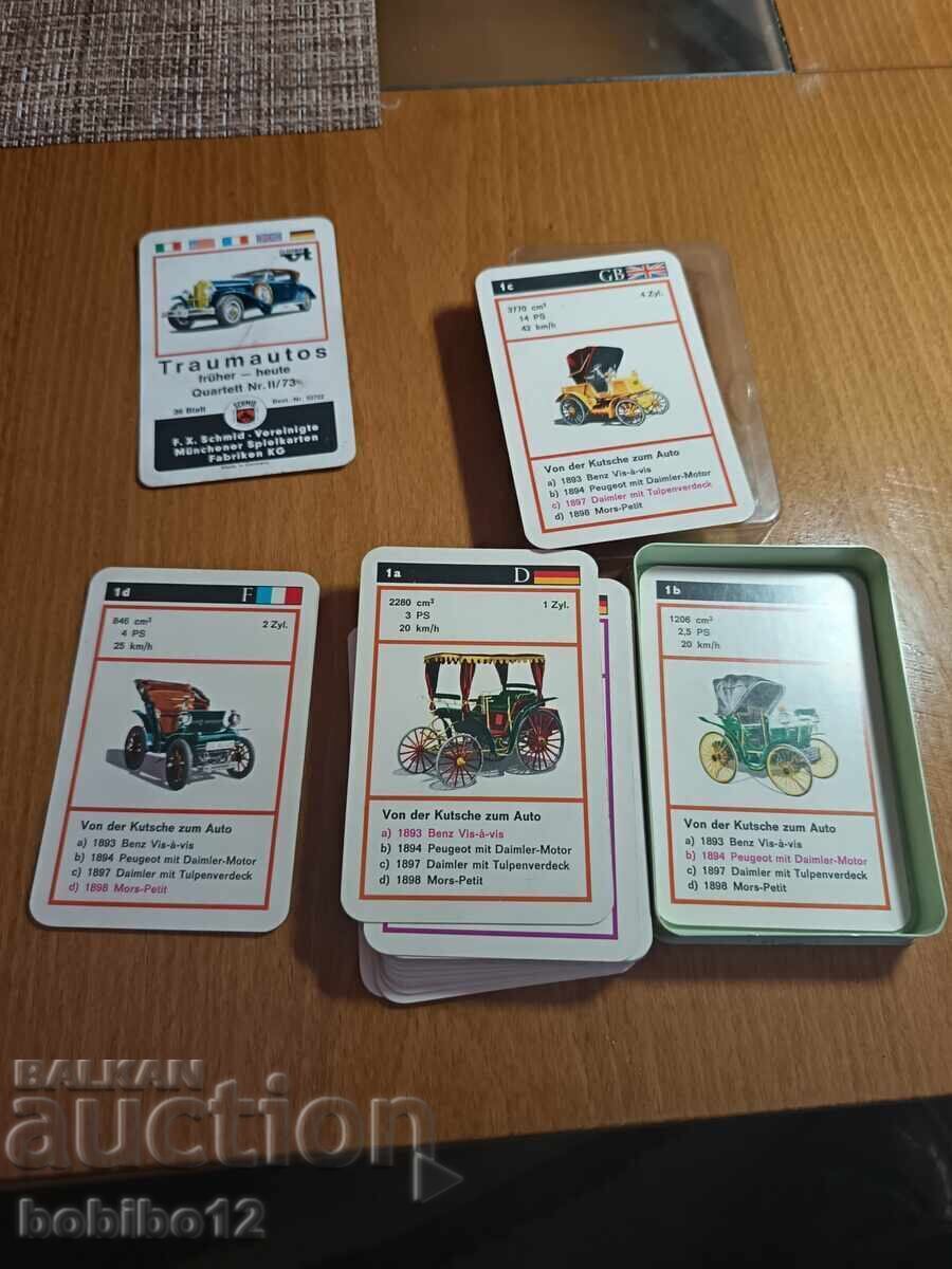 Cards with retro cars