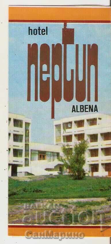 Advertising flyer Albena Hotel Neptune with price 1.50 BGN | € 0.77