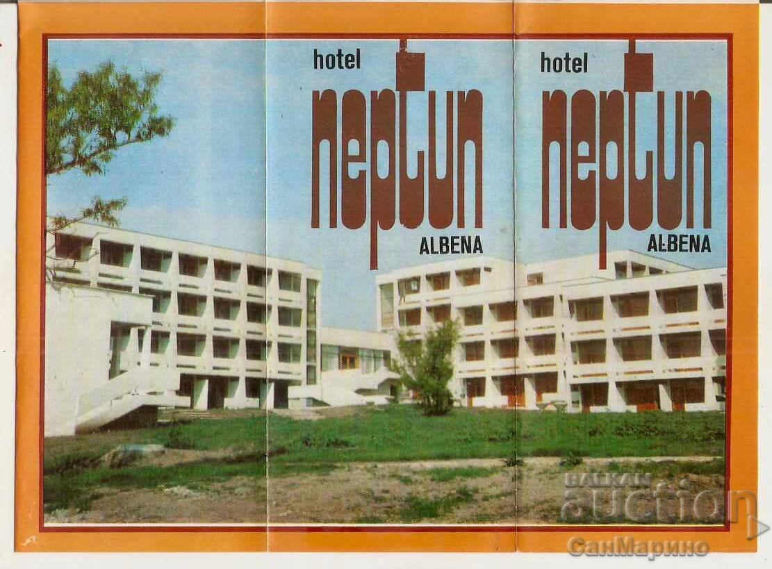 Auction  Advertising flyer Albena Hotel Neptune