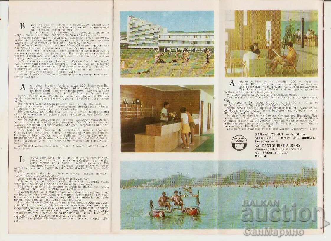 Delivery of Advertising flyer Albena Hotel Neptune