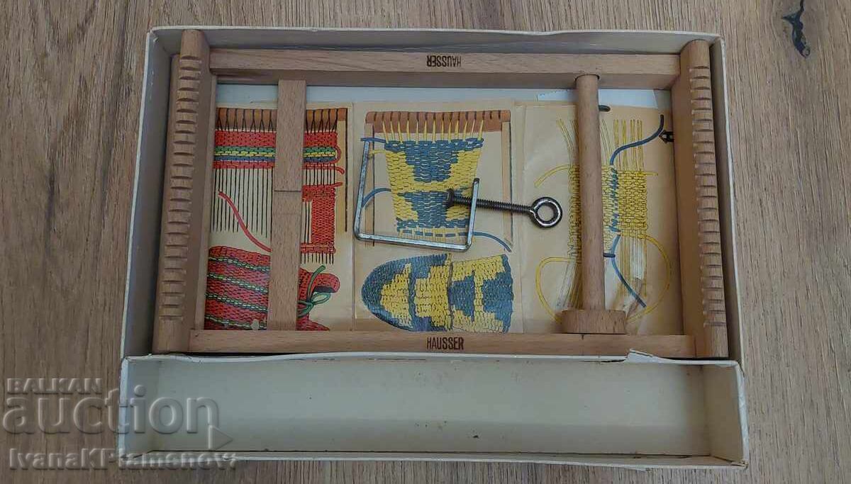 Stativ de țesut retro pentru copii, pentru cunoscători - 5