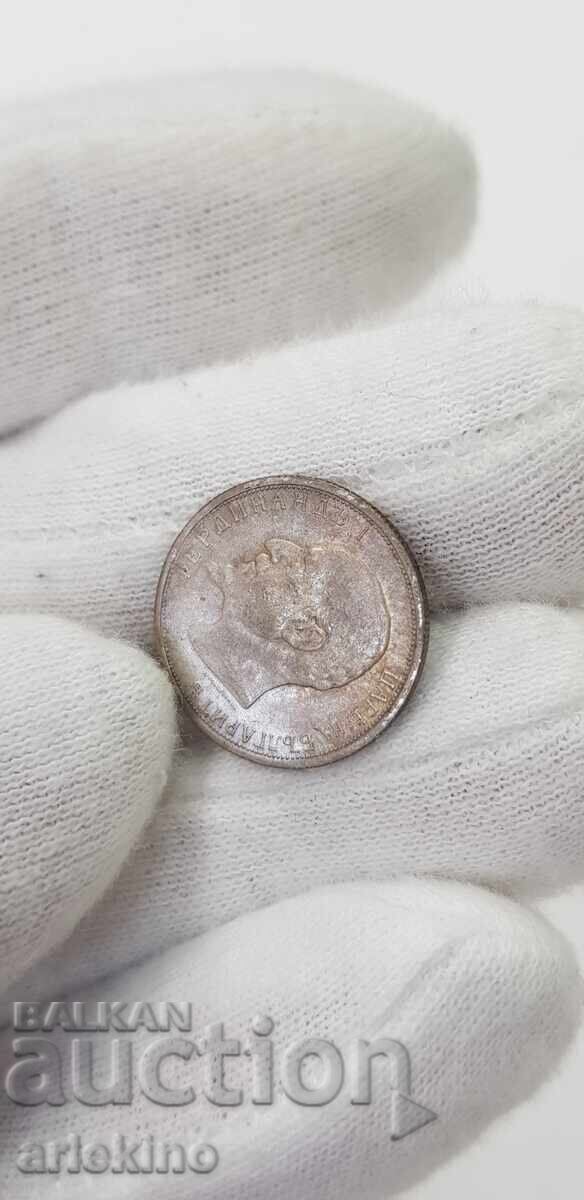 Monedă de argint de colecție 50 stotinki 1912 - 6 Monedă de argint de colecție 50 stotinki 1912 - 6