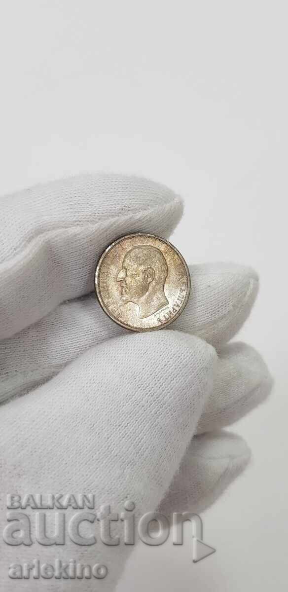 Monedă de argint de colecție 50 stotinki 1912 - 7 Monedă de argint de colecție 50 stotinki 1912 - 7