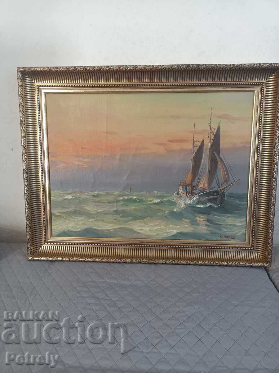 Голяма маслена картина Голяма маслена картина