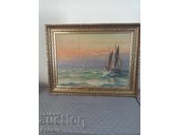 Pictură mare în ulei