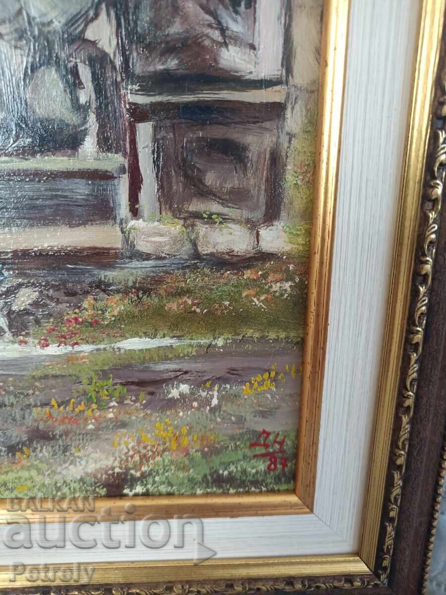 Delivery of Old oil painting Delivery of Old oil painting