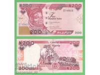 (¯`'•.¸   НИГЕРИЯ  200 наира 2024  UNC   ¸.•'´¯)