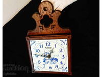 Ceas de perete german Blessing, pictat Delft