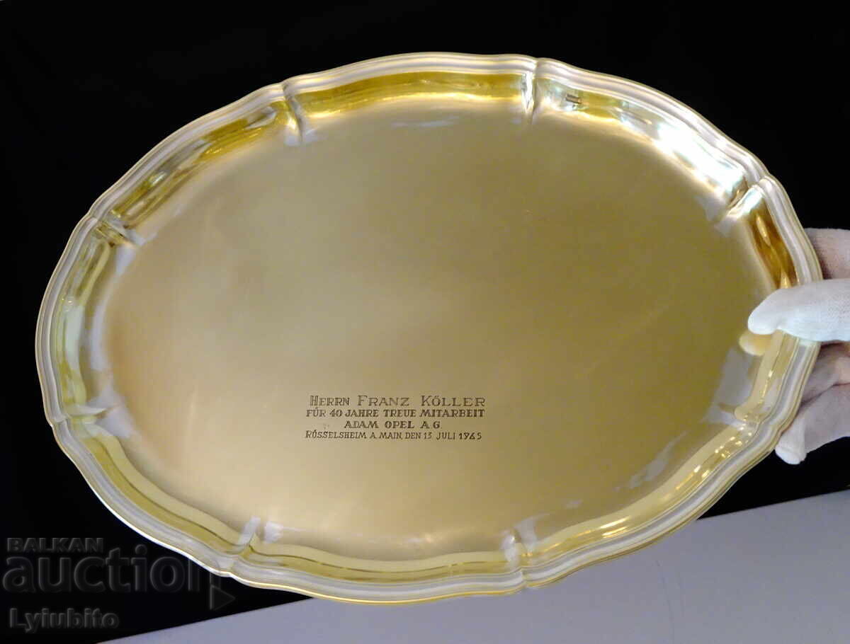WMF tray for Adam Opel A.G. since 1965 - 7 WMF tray for Adam Opel A.G. since 1965 - 7
