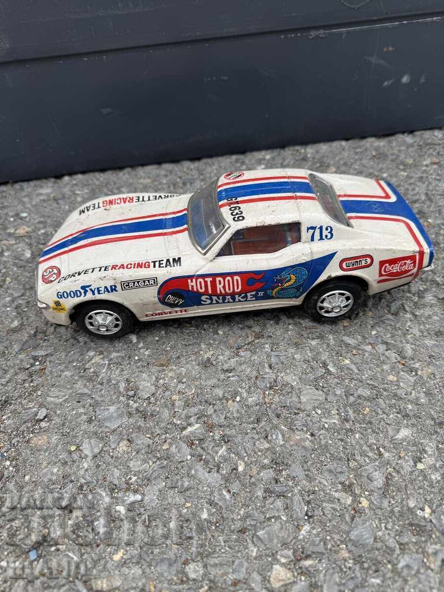 Auction  Corvette Old Japanese Metal Toy Car Model
