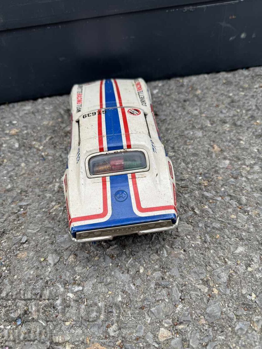 Delivery of Corvette Old Japanese Metal Toy Car Model