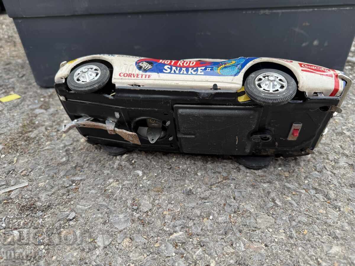 Corvette Old Japanese Metal Toy Car Model - 5