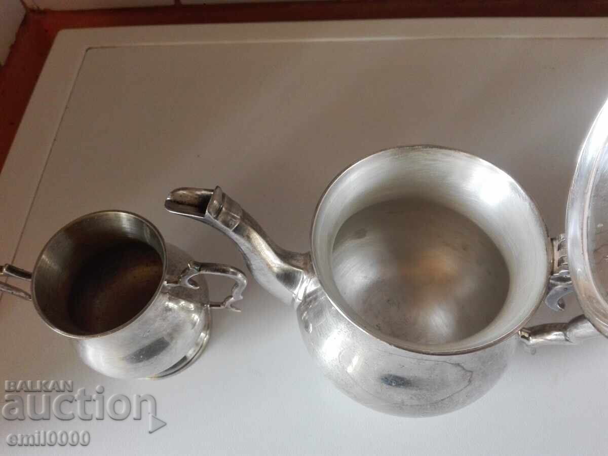 Colored metal tea set - 5 Colored metal tea set - 5