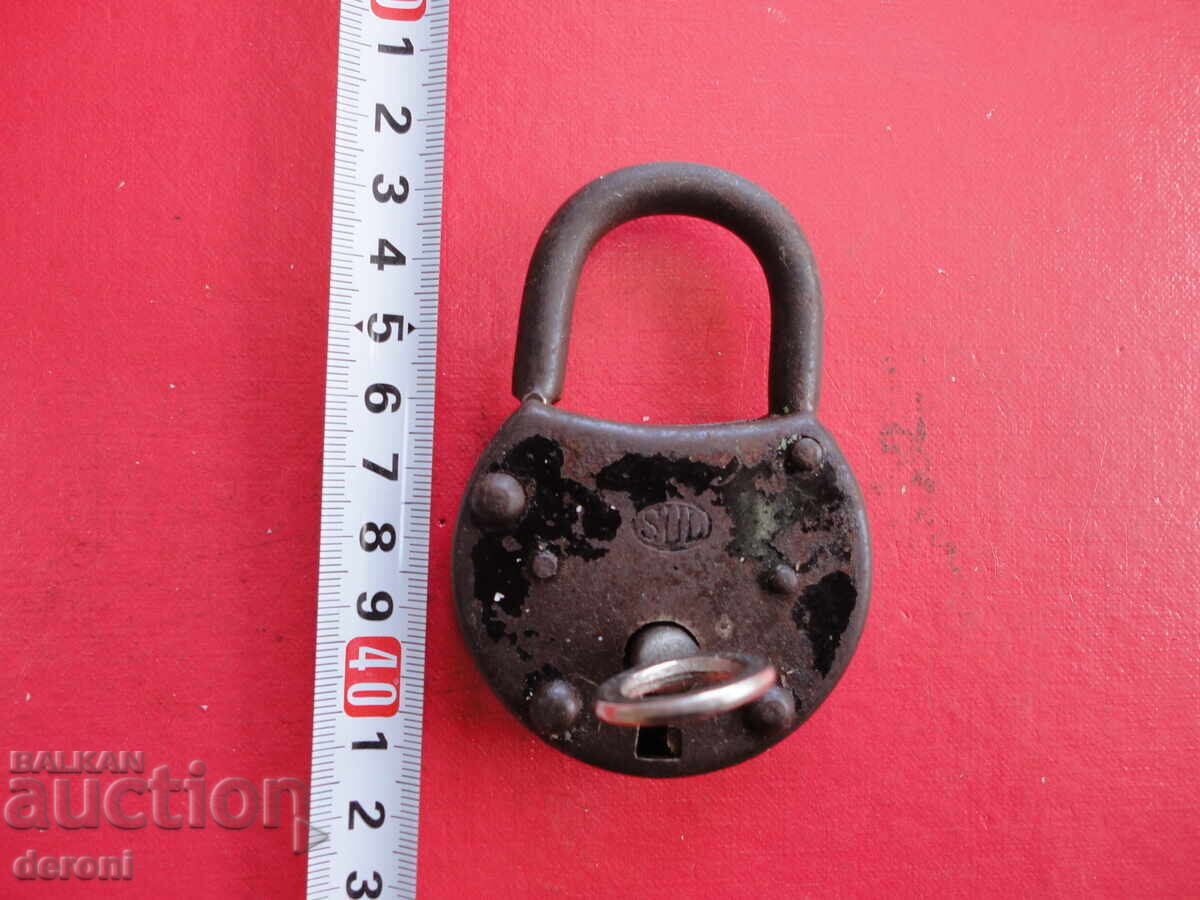 Antique German Padlock with Key, Sul 11 with price 25.00 BGN | € 12.78
