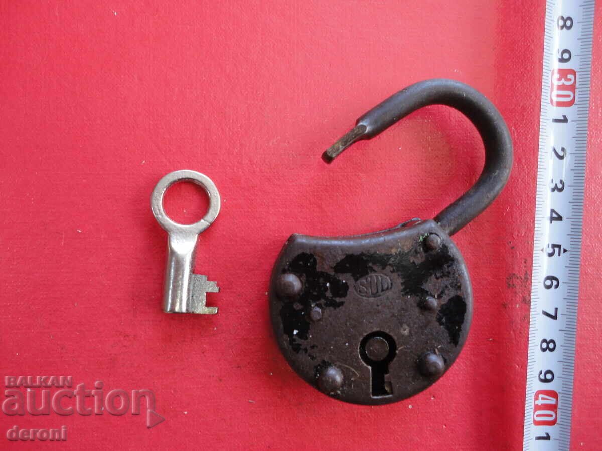 Delivery of Antique German Padlock with Key, Sul 11