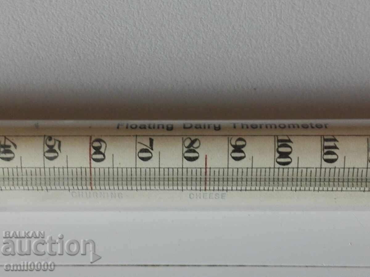 Auction Old milk thermometer Auction Old milk thermometer