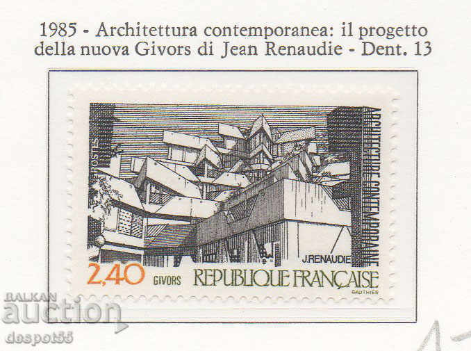 1985. France. Contemporary Architecture