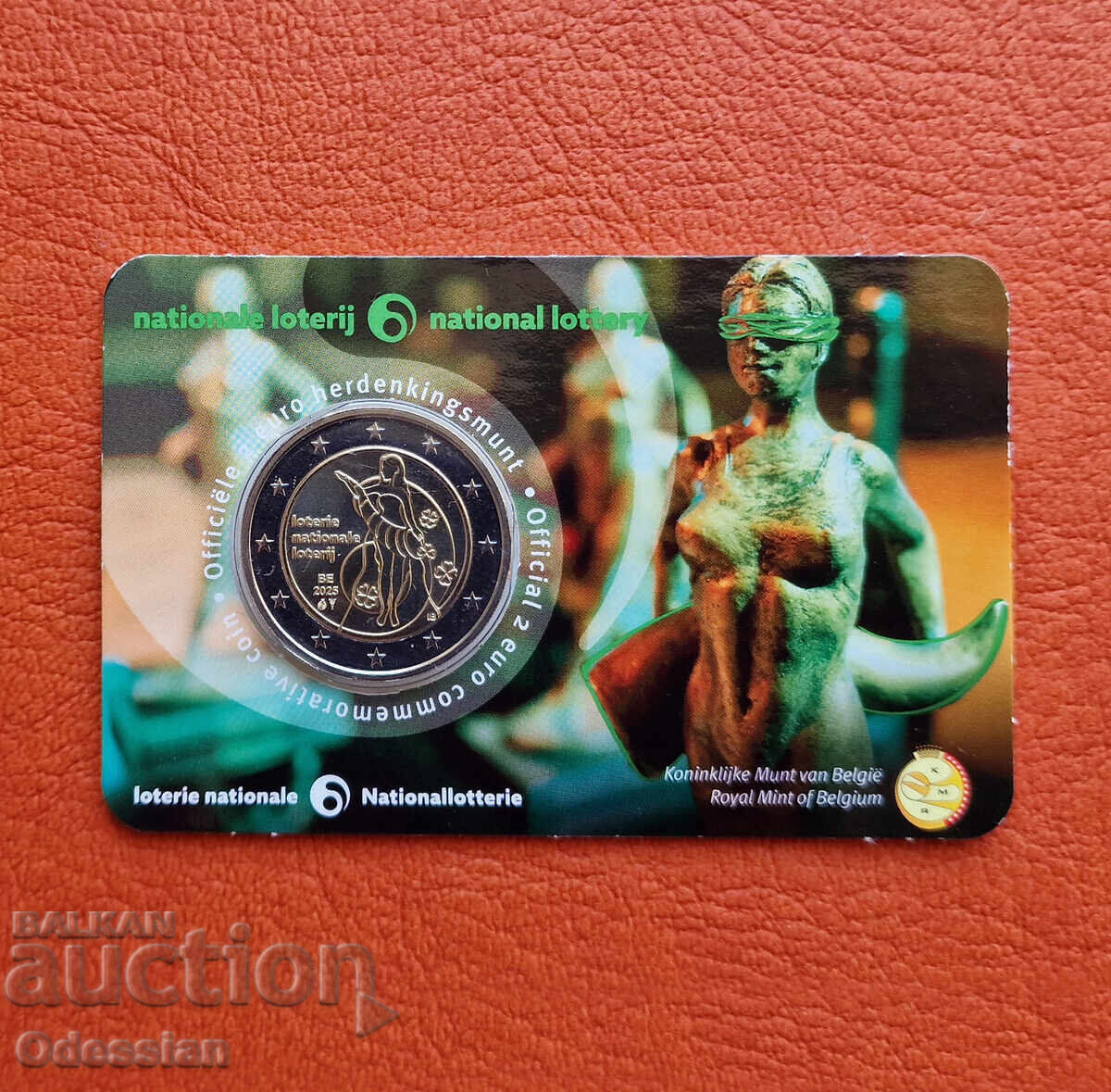 Белгия • Национална лотария на Белгия • 2 euro • 2025 Белгия • Национална лотария на Белгия • 2 euro • 2025