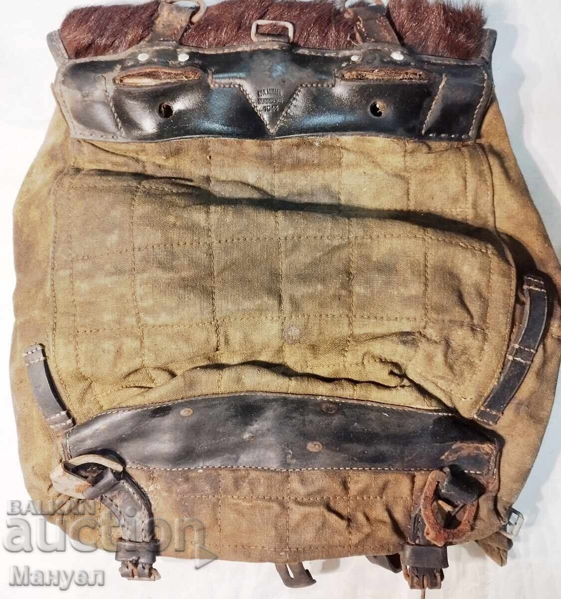Auction  Soldier's Backpack, Wehrmacht - WWII