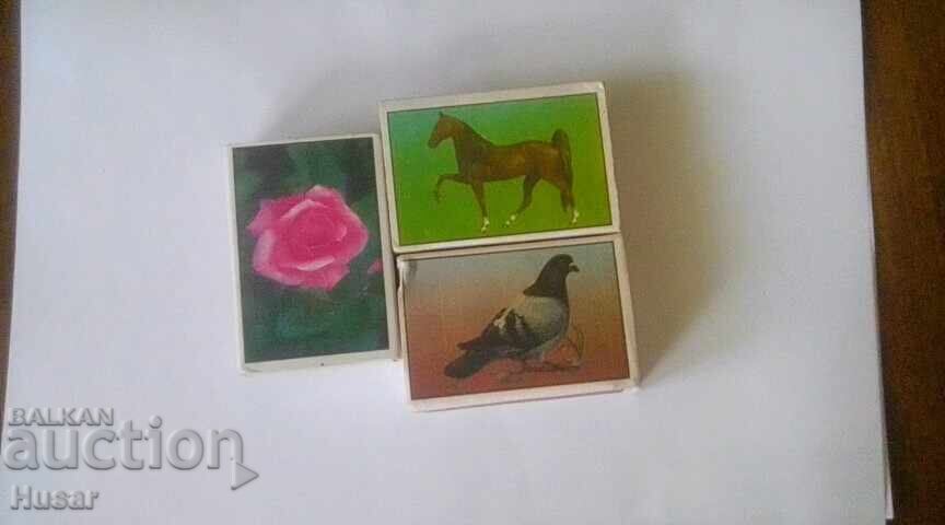 Σπίρτα, βουλγαρικά, γεμάτα, 3 τμχ. λουλούδι - τριαντάφυλλο άλογο περιστέρι με τιμή € 5.10 | 9.97 BGN