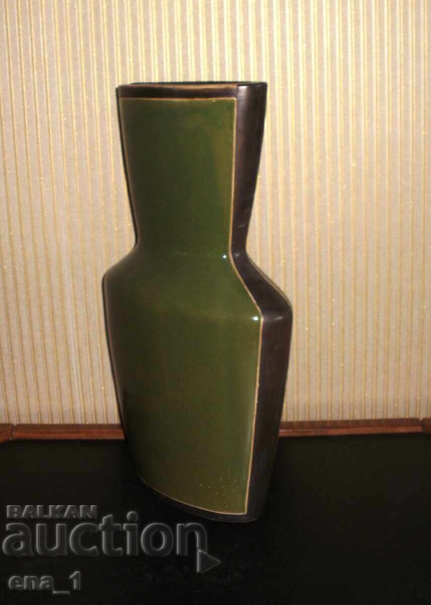 Licitație Vază/vas vietnamez originală mare pentru flori uscate