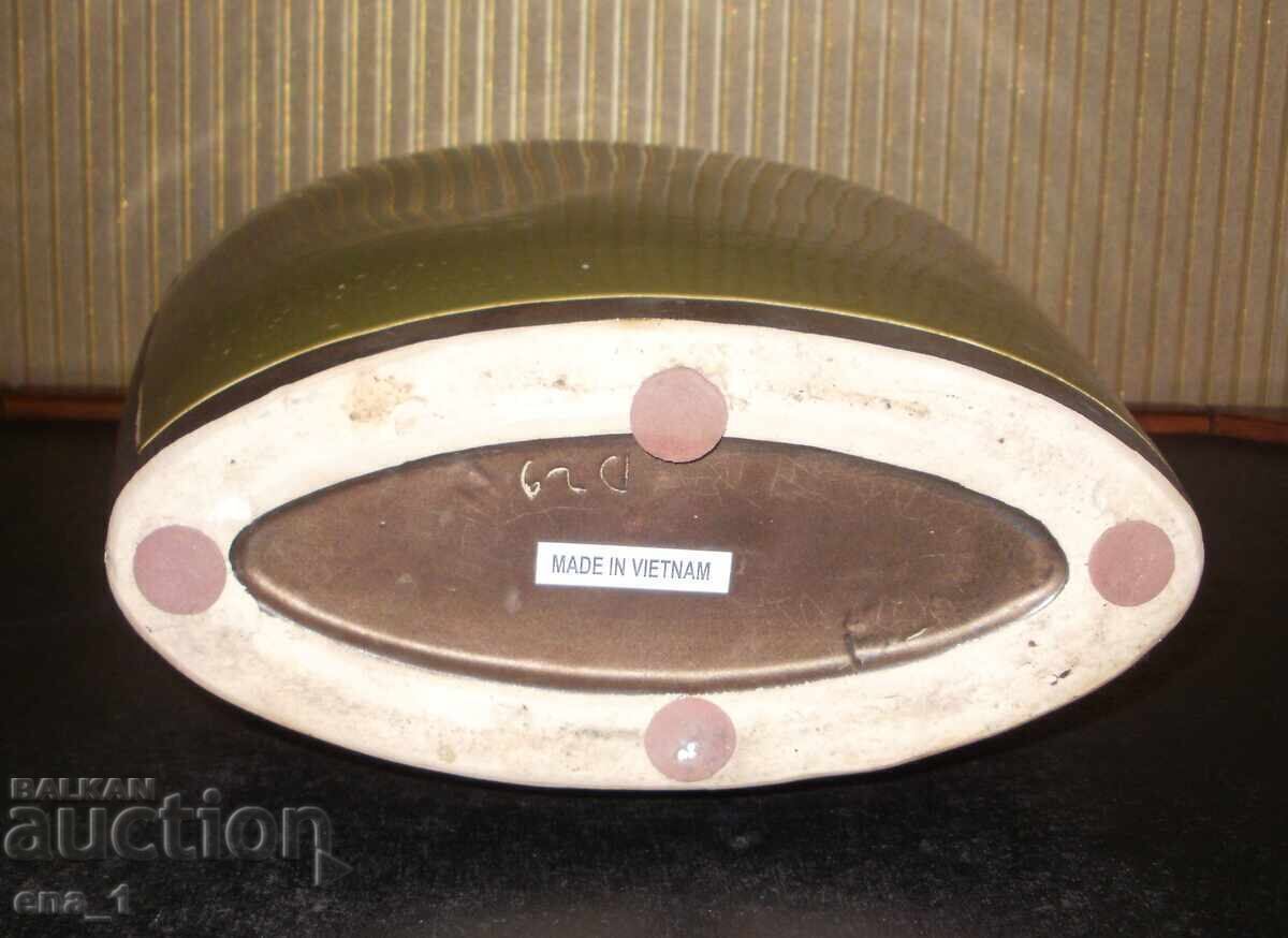 Vază/vas vietnamez originală mare pentru flori uscate - 7