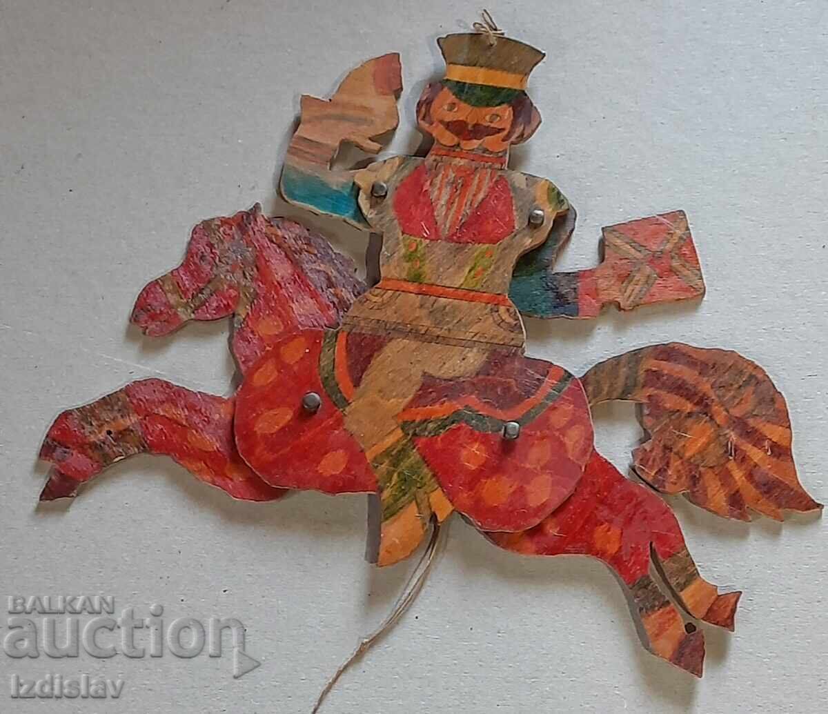 Livrarea Jucărie din lemn austriacă poștaș Livrarea Jucărie din lemn austriacă poștaș