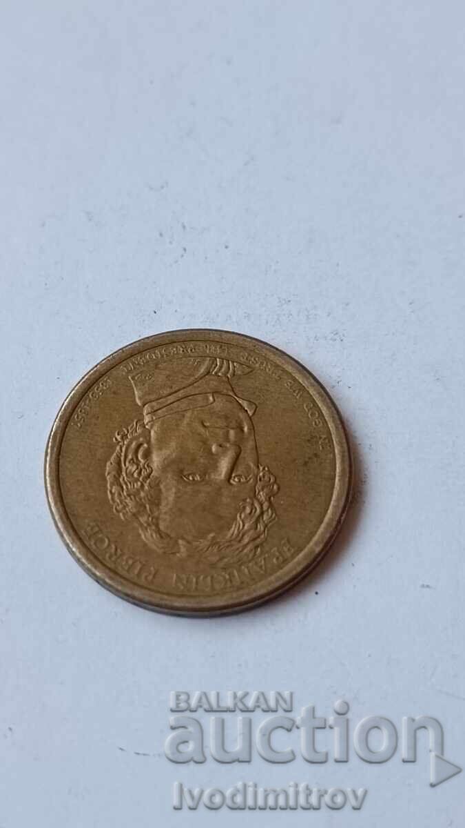 USA 1 Dollar 2010 D Franklin Pierce with price 3.25 BGN | € 1.66 USA 1 Dollar 2010 D Franklin Pierce with price 3.25 BGN | € 1.66
