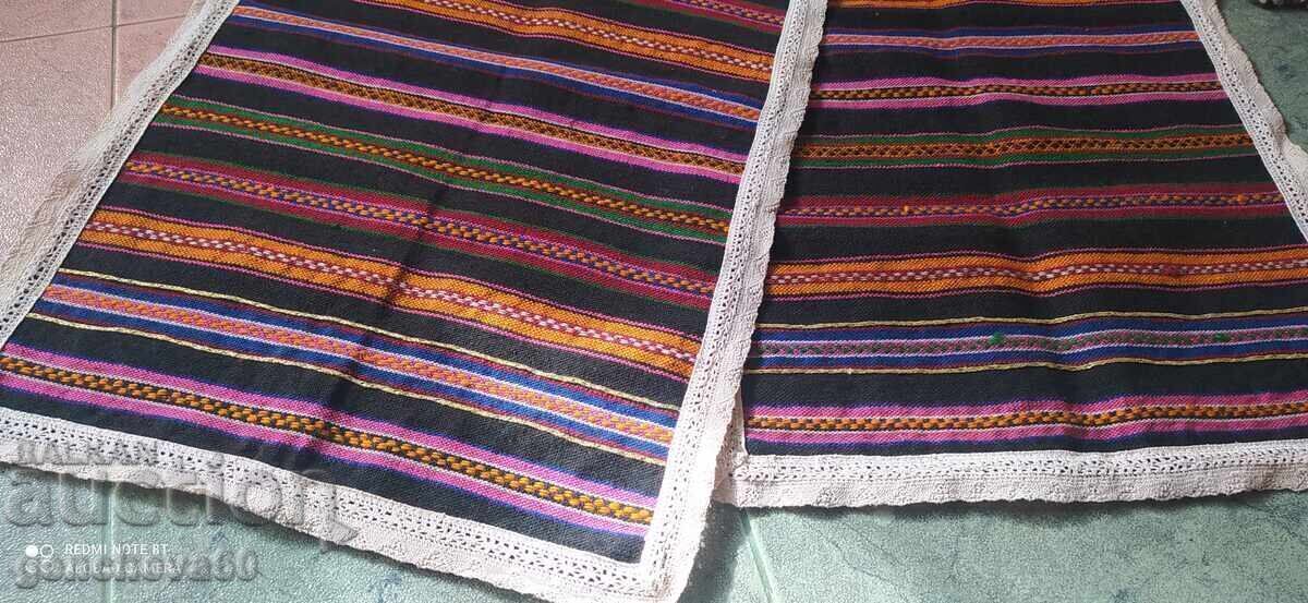 Două șorțuri autentice țesute manual - 5