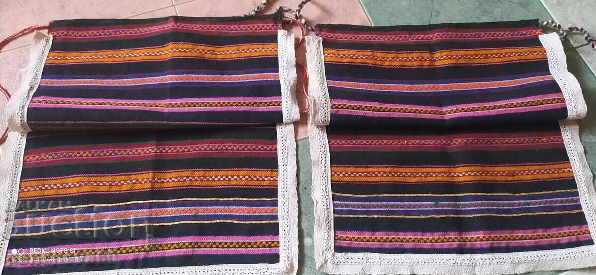 Două șorțuri autentice țesute manual - 7