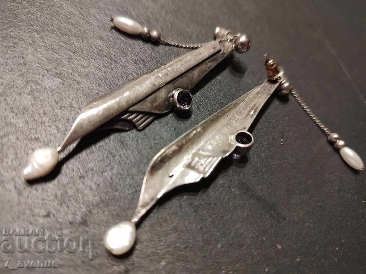 Licitație Cercei - interesanți, lungi, lucrați manual, argint 22.03.25 Licitație Cercei - interesanți, lungi, lucrați manual, argint 22.03.25