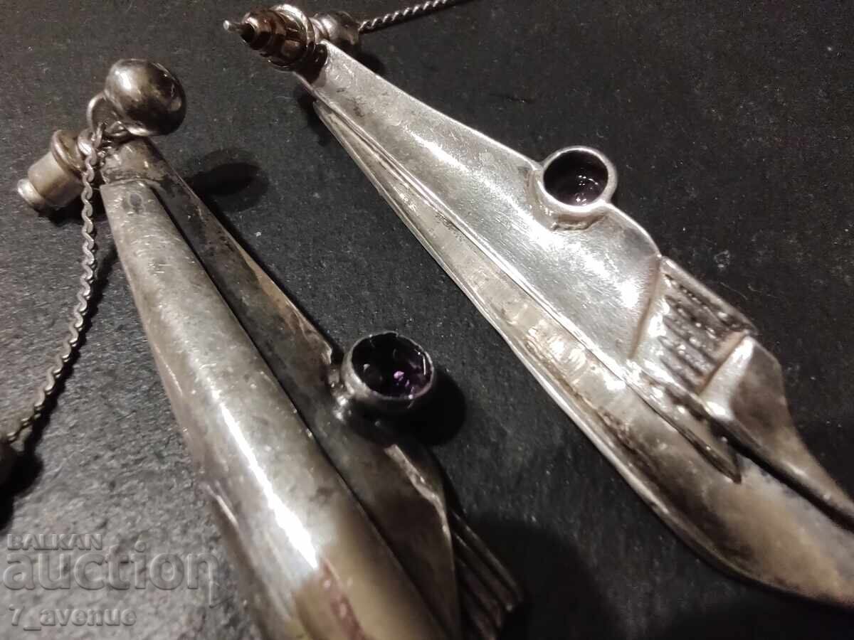 Delivery of Earrings - interesting, long, handmade, silver 22.03.25 Delivery of Earrings - interesting, long, handmade, silver 22.03.25
