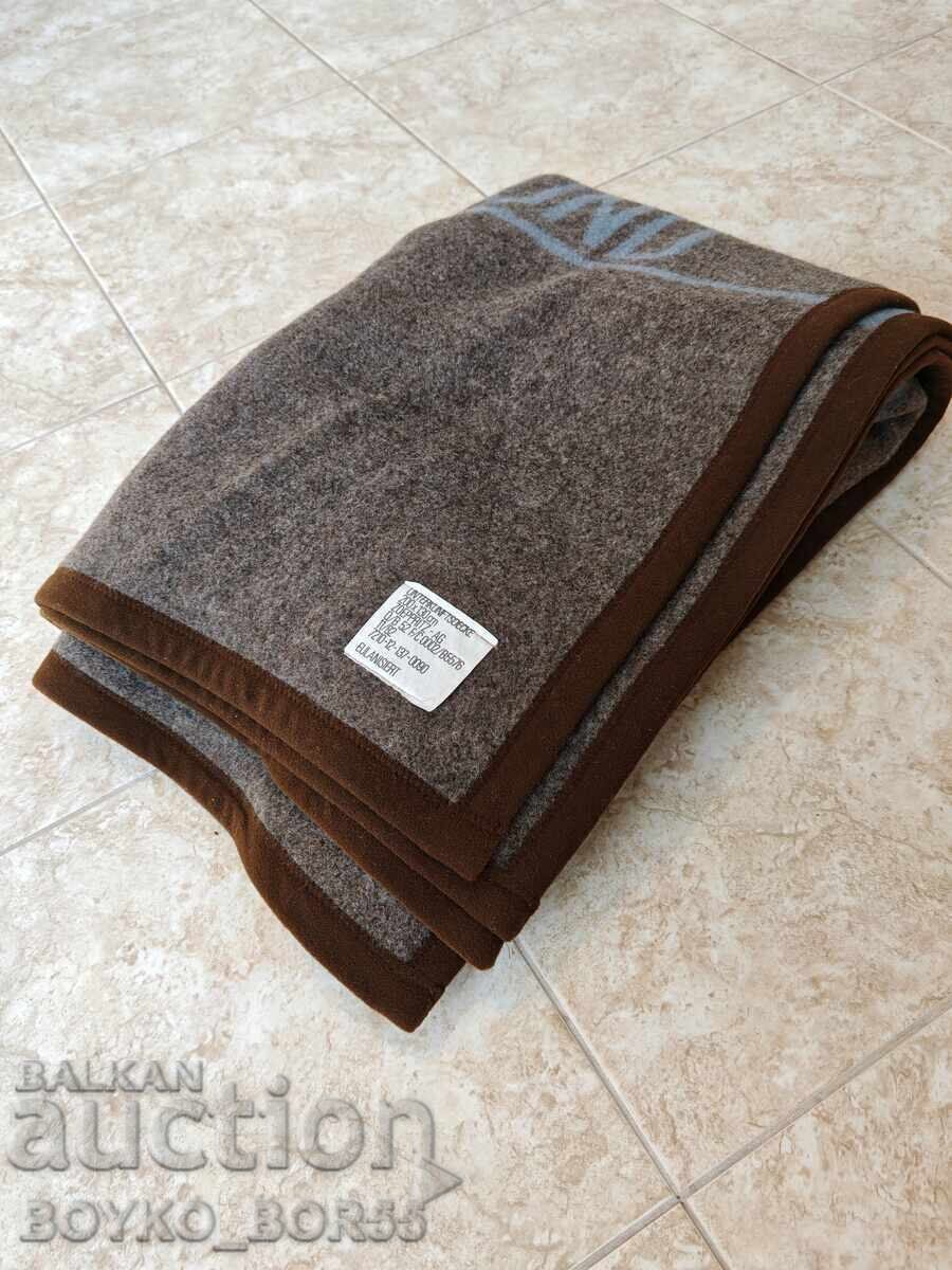 Auction German Bundeswehr Military Officer's Wool Blanket F.R. Germany Auction German Bundeswehr Military Officer's Wool Blanket F.R. Germany