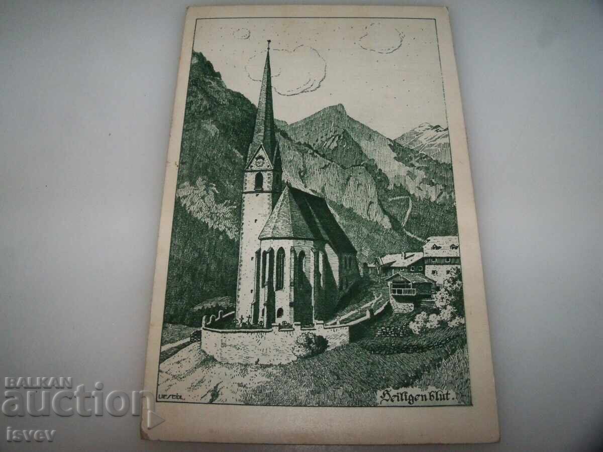 Old postcard from Austria - Heiligenblut 1918