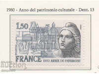 1980. Γαλλία. Έτος κληρονομιάς.