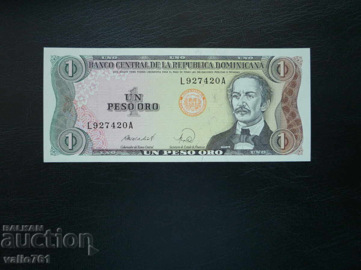 REPUBLICA DOMINICANĂ/DOMINICANA 1 PESO 1988 NOUĂ UNC