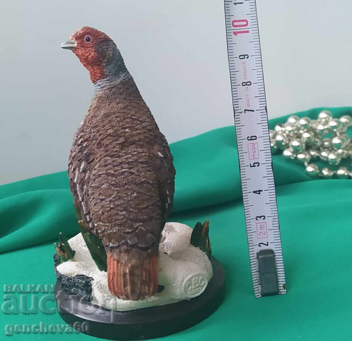 Auction Vintage figurine of a gray partridge/Andy Pierce Auction Vintage figurine of a gray partridge/Andy Pierce