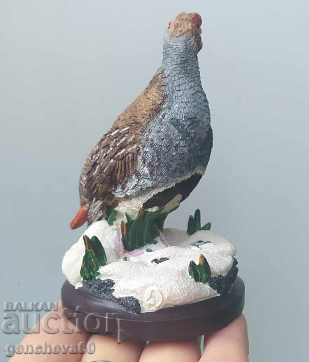 Statuetă vintage de potârniche cenușie/Andy Pearce - 5