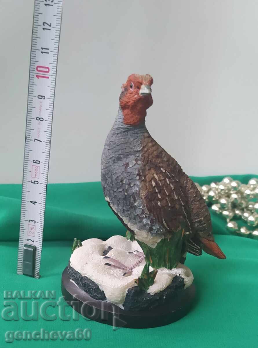 Vintage figurine of a gray partridge/Andy Pierce Vintage figurine of a gray partridge/Andy Pierce