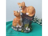 Figurină statuetă cu pisici